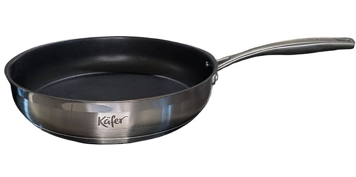 Käfer Bratpfanne »Käfer Edelstahlpfanne«, Edelstahl 18/10, (1 tlg.), Edelst günstig online kaufen