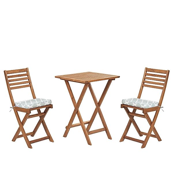 Beliani Bistro Set FIJI Mintgrün 60x60x84 günstig online kaufen