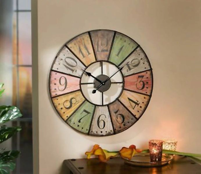 HOME Living Uhr Colors Dekoobjekte bunt günstig online kaufen