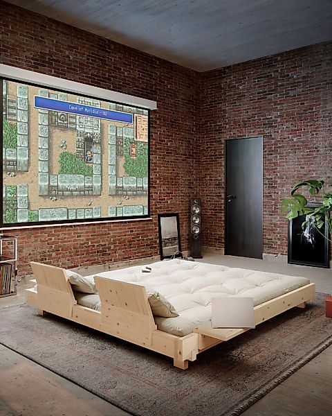 Karup Design Bettgestell "Social Bed, ohne Matratze, FSC-zertifiziertes Mas günstig online kaufen