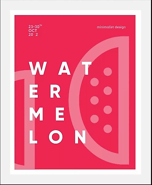 queence Bild »Watermelon«, Obst-Obst Bilder-Essen-Lebensmittel-Art-Kunst-Sc günstig online kaufen