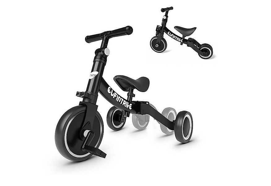 besrey Dreirad Kinderdreirad 5-in-1 Laufrad Lauffahrrad Geschenk für Kinder günstig online kaufen