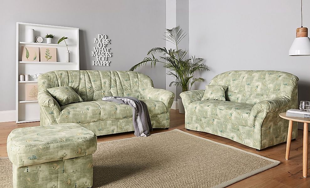 DOMO collection Polstergarnitur Bahia belastbar bis 140kg/ Sitz, mit Federk günstig online kaufen