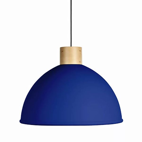 Pendelleuchte Olot metall blau / Ø 58,5 cm - Metall & Holz - EASY LIGHT by günstig online kaufen