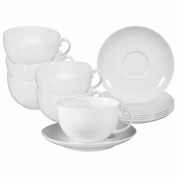 Seltmann Weiden Tasse "Milchkaffeetassen mit Untertassen Rondo/Liane 0,35 l günstig online kaufen