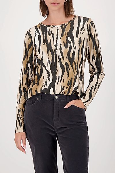 Monari Langarmshirt Regular fit mit Rundhalsausschnitt günstig online kaufen
