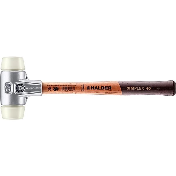 Halder Simplex Schonhammer Ø 40 mm Nylon mit Aluminiumgehäuse günstig online kaufen