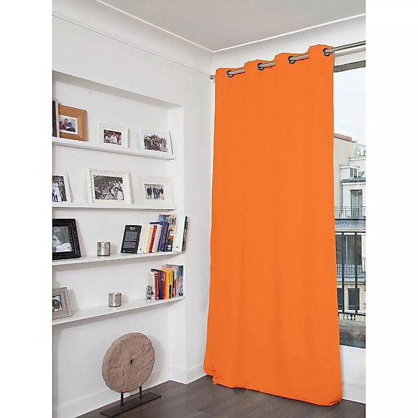 Moondream Verdunkelungsvorhang Orange 260 cm x 145 cm günstig online kaufen