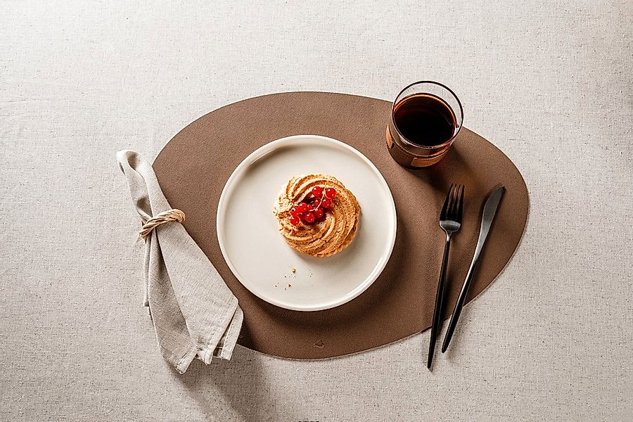 LEONARDO Platzset »GOCCE, oval, 34 x 48 cm, 4er-Set«, (Set, 4 St.), beidsei günstig online kaufen
