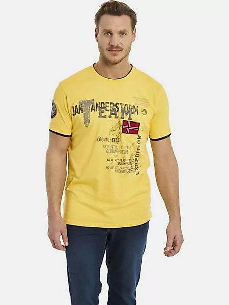 Jan Vanderstorm T-Shirt SÖLVE aus robustem Baumwolljersey günstig online kaufen
