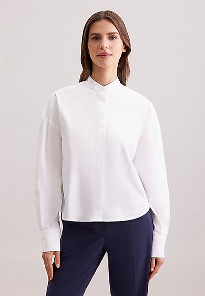 seidensticker Klassische Bluse Schwarze Rose Langarm Rundhals Uni günstig online kaufen