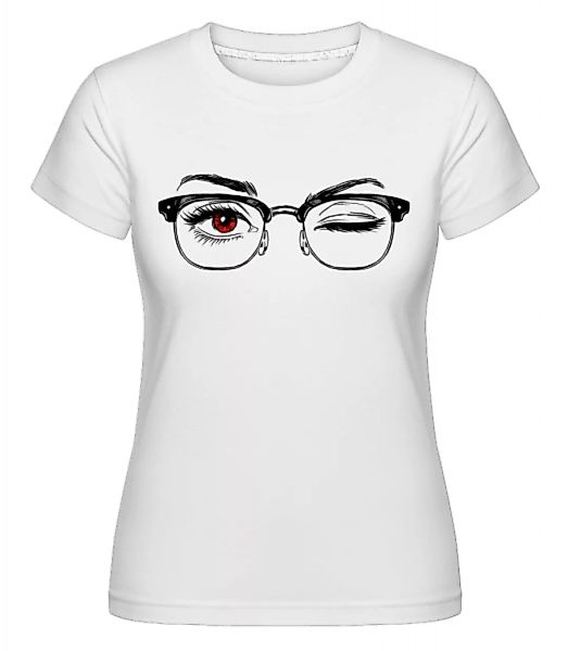 Hipster Augen Rot · Shirtinator Frauen T-Shirt günstig online kaufen