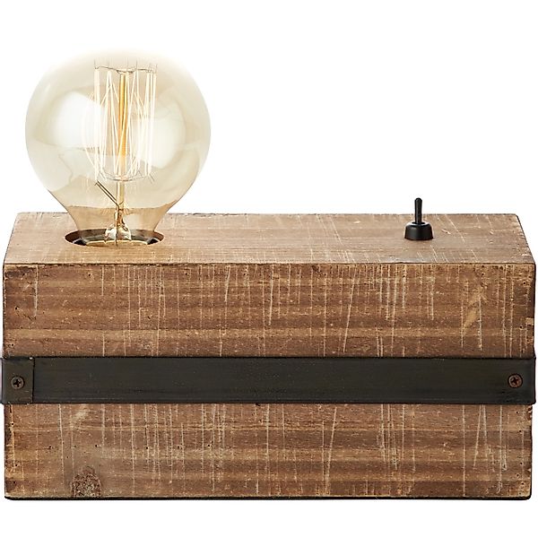 Brilliant Tischleuchte Woodhill, ohne Leuchtmittel, Tischlampe antik/schwar günstig online kaufen