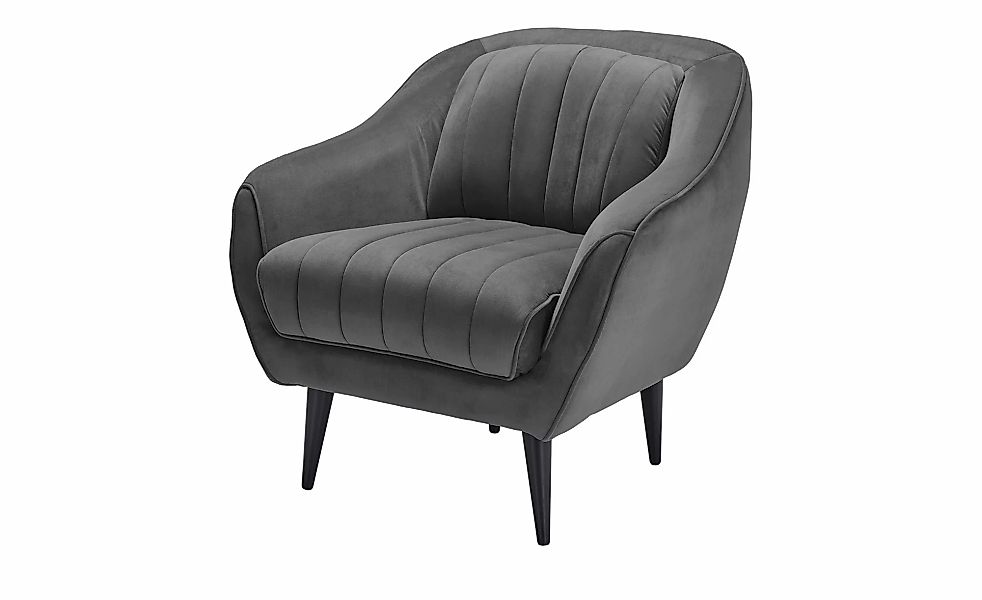 Sessel  Sophia ¦ grau ¦ Maße (cm): B: 86 H: 83 T: 90.0 Polstermöbel > Sesse günstig online kaufen