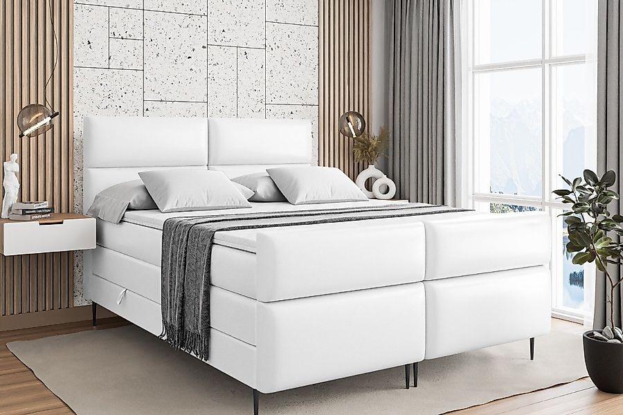ALTDECOR Boxspringbett BOXI3-F-Z KING (Multipocket-Matratze H4, günstig online kaufen