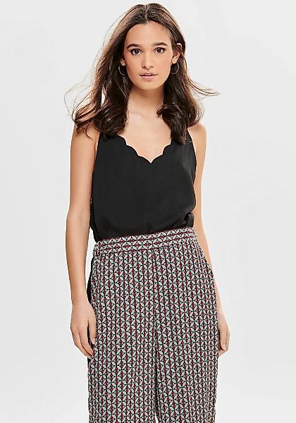 ONLY Shirttop Trendige Sommer-Essentials mit texturierter günstig online kaufen