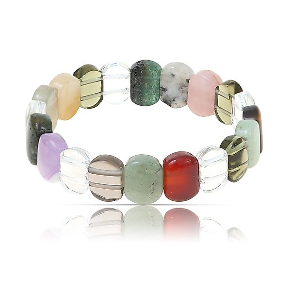 Made by Nami Armband Buntes Edelstein günstig online kaufen