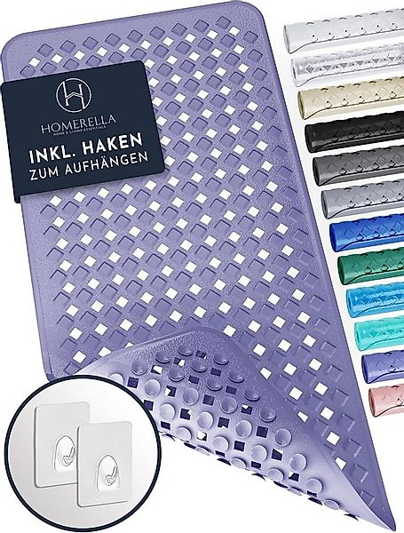 Homerella Badematte rutschfest Hautsensitiv 88x39cm, INKL. AUFHÄNGUNG, Anti günstig online kaufen
