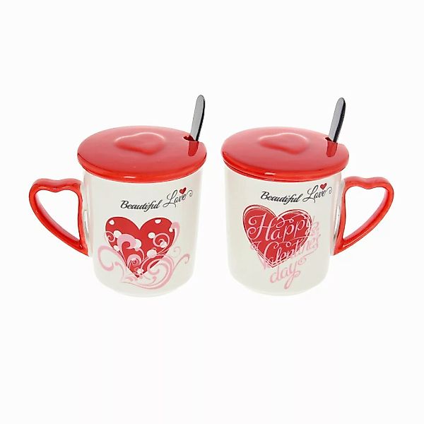 Becher-Set Beautiful Love I 350ml, 27x16,5x9,5cm günstig online kaufen