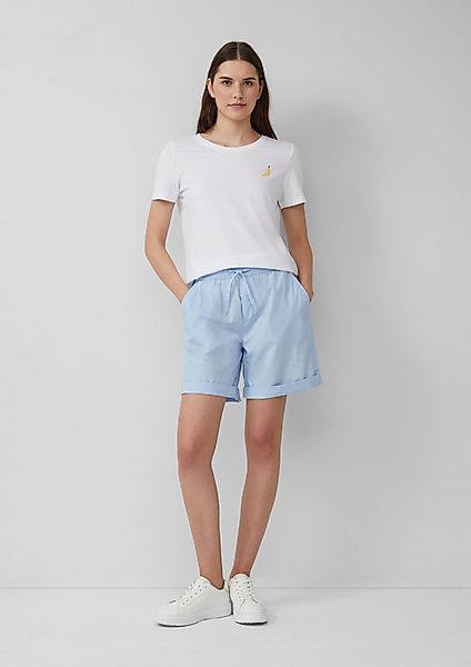 s.Oliver Shorts Leichte Relaxed-Fit-Shorts aus Baumwollmix günstig online kaufen