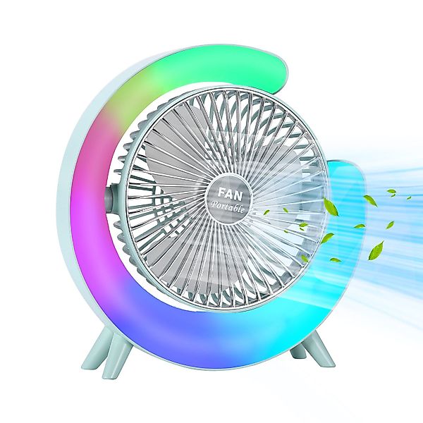 BlingBin Akku-Standventilator USB Ventilator 1800mAh Akku günstig online kaufen