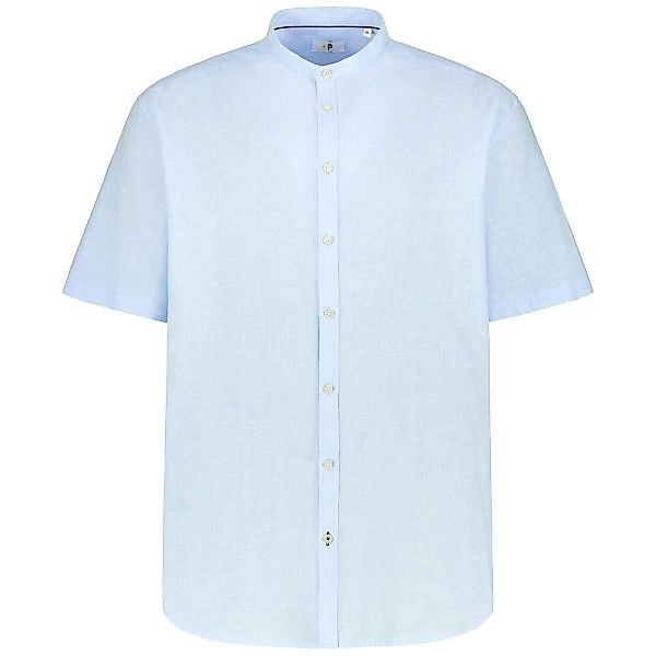 Pfundskerl Freizeithemd mit Leinen Farbe hellblau Größe: 4XL günstig online kaufen