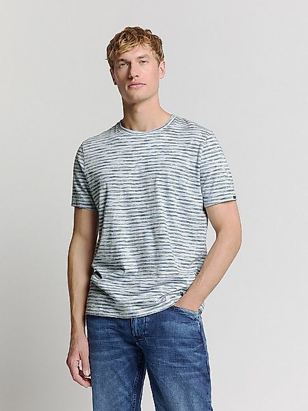 NO EXCESS T-Shirt No Excess Gestreiftes Crewneck t-shirt günstig online kaufen