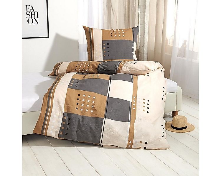 TRAUMSCHLAF Bettwäsche Berlin, Seersucker, 2 teilig, ideale Sommerbettwäsch günstig online kaufen