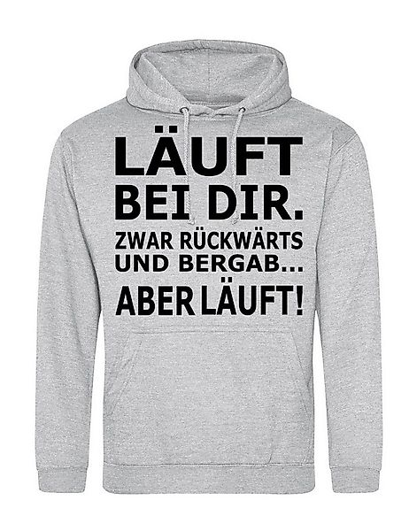 Youth Designz Kapuzenpullover Herren Hoodie Pullover "Läuft bei dir" Print günstig online kaufen