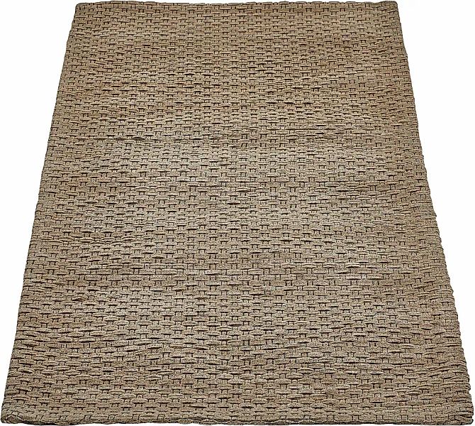 LUXOR living Wollteppich "Nora" rechteckig 10 mm Höhe Handweb-Teppich, Flac günstig online kaufen
