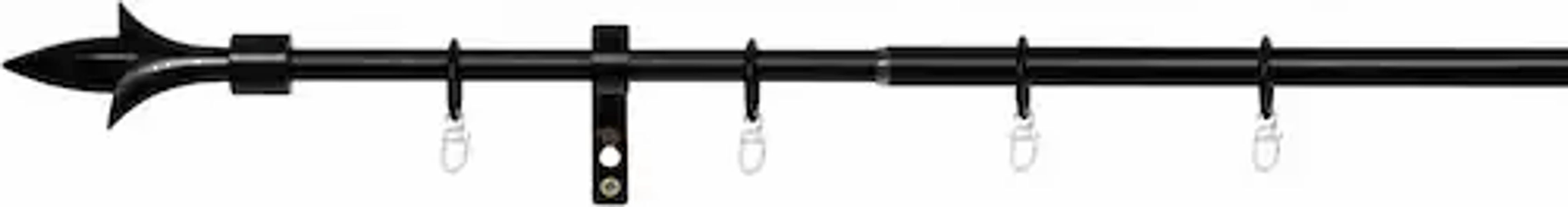 mydeco Gardinenstange »lance« Ø 16 mm 1 läufig-läufig ausziehbar günstig online kaufen