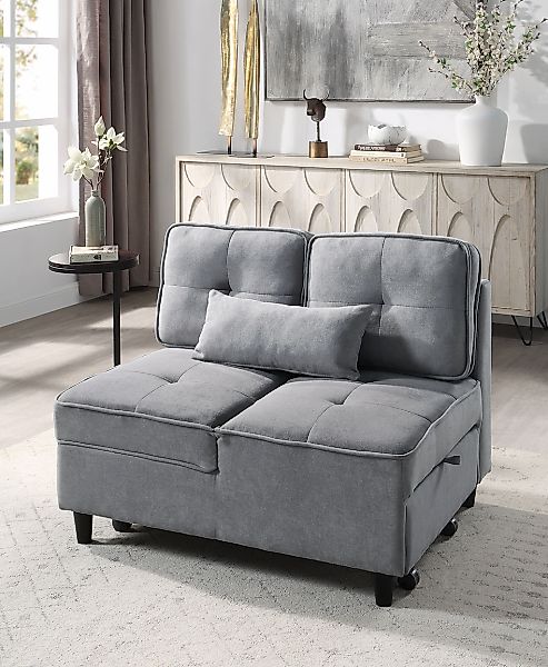 ATLANTIC home collection Schlafsofa "Freddy" wandelbar zum Loungesessel, Re günstig online kaufen