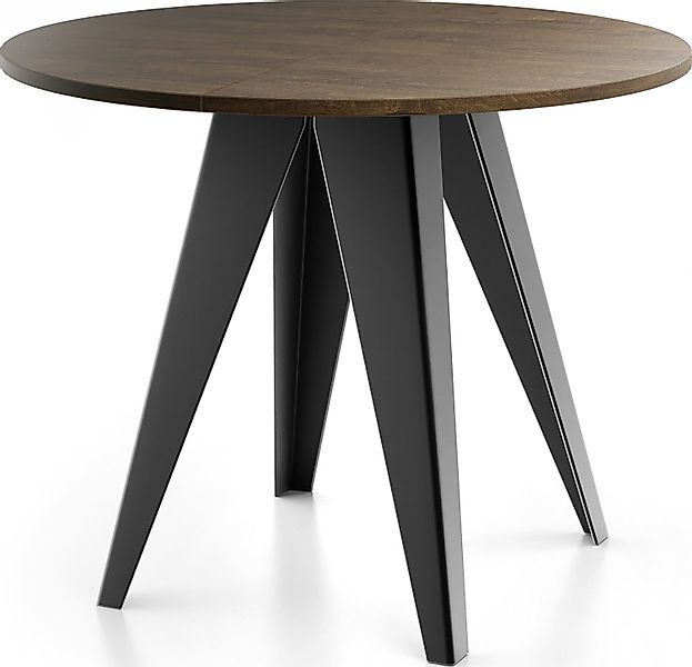 WFL GROUP Esstisch Glory (erhältlich in zwei Größen – 90/100 cm, ausziehbar günstig online kaufen