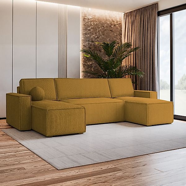 Masseno Ecksofa PESANO mit Schlaffunktion U-Form, günstig online kaufen