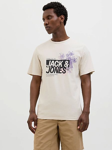 Jack & Jones Print-Shirt "JJJAXON – T-Shirt mit Print, Rundhals und Baumwol günstig online kaufen