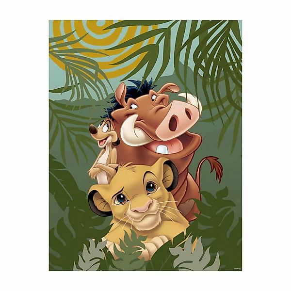 Komar Bild "Lion King Carefree Trio", Disney, (1 St.), Wandbild zur Dekorat günstig online kaufen