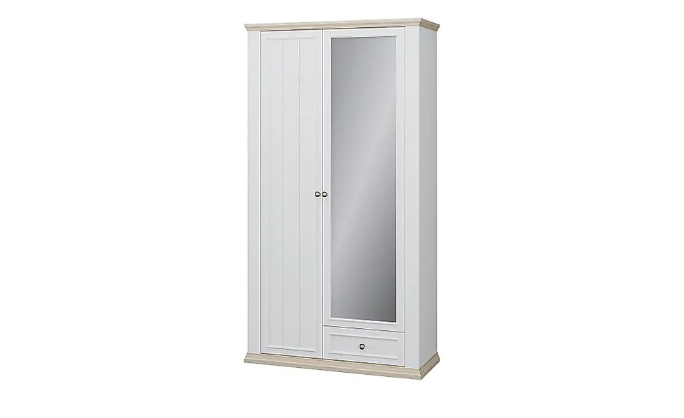 Garderobenschrank  Countryside ¦ weiß ¦ Maße (cm): B: 108,7 H: 202,1 T: 43. günstig online kaufen