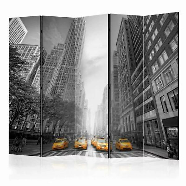 artgeist Paravent New York - yellow taxis II [Room Dividers] gelb-kombi Gr. günstig online kaufen