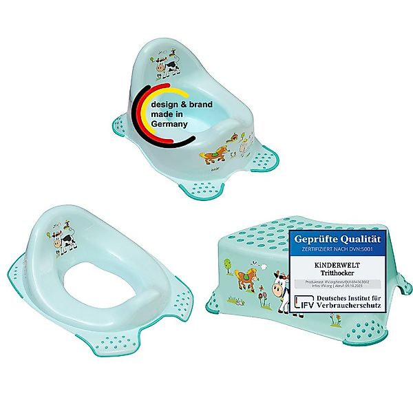 KiNDERWELT Tritthocker 3er Set Funny Farm günstig online kaufen