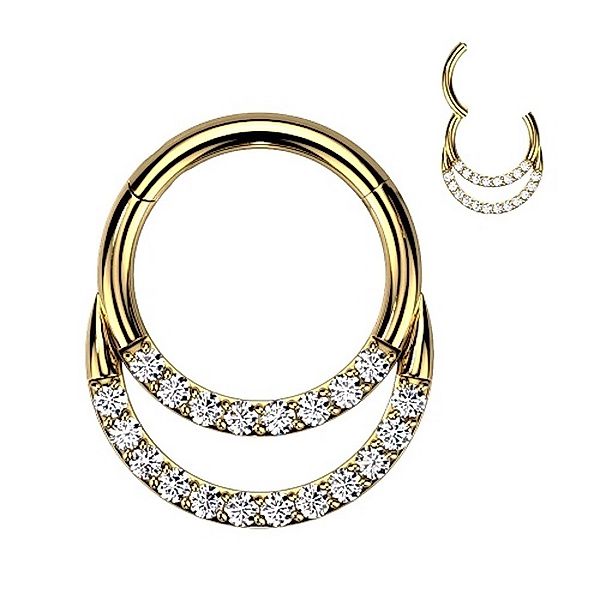 Taffstyle Nasenpiercing Septum Piercing Ring Segmentring günstig online kaufen