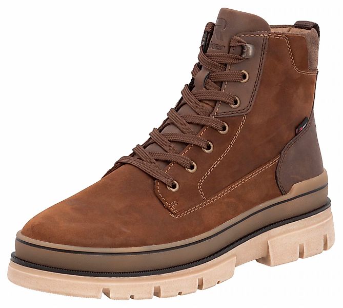 RIEKER Sport Winterstiefelette, Plateaustiefel, Schnürstiefel mit wasserabw günstig online kaufen