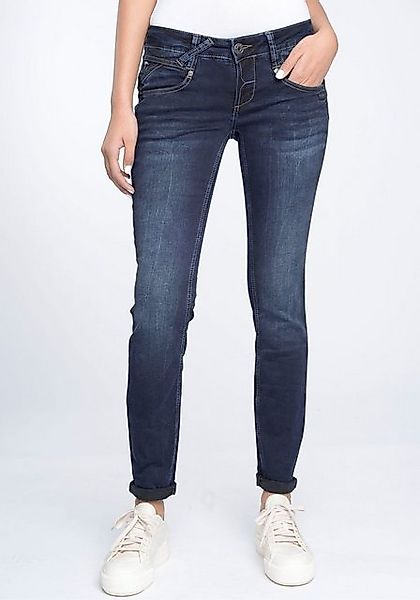 GANG Skinny-fit-Jeans 94NENA in authenischer Used-Waschung günstig online kaufen