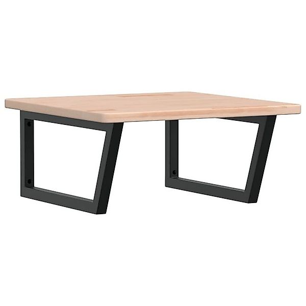 vidaXL Badezimmerspiegelschrank Waschtischplatte mit Halterung Stahl und Ma günstig online kaufen