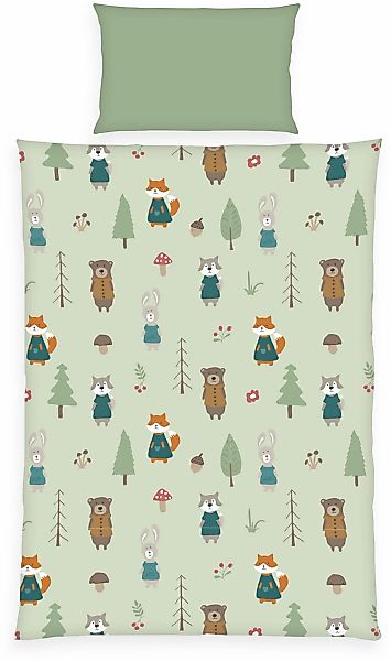 Baby Best Wendebettwäsche "babybest Waldtiere" 2 Stk. besonders kuschelig günstig online kaufen