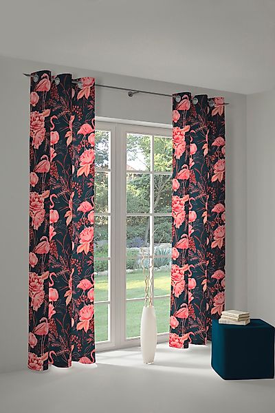 Adam Vorhang "Eden" Ösen 1 Stk. tlg. aus 100% Bio-Baumwolle günstig online kaufen
