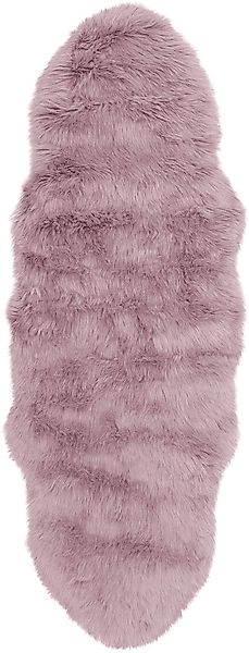 my home Hochflor-Teppich "Valeria Fellteppich kuschelig" fellförmig 60 mm H günstig online kaufen