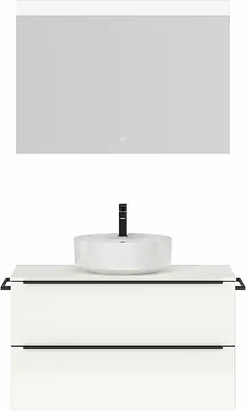 nobilia® Badmöbel-Set »Alvene« vormontiert, mit Soft-Close, 2 Stk. tlg. günstig online kaufen