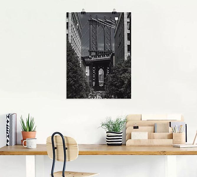 Artland Poster "New York Manhattan Bridge II", Amerika, (1 St.) günstig online kaufen