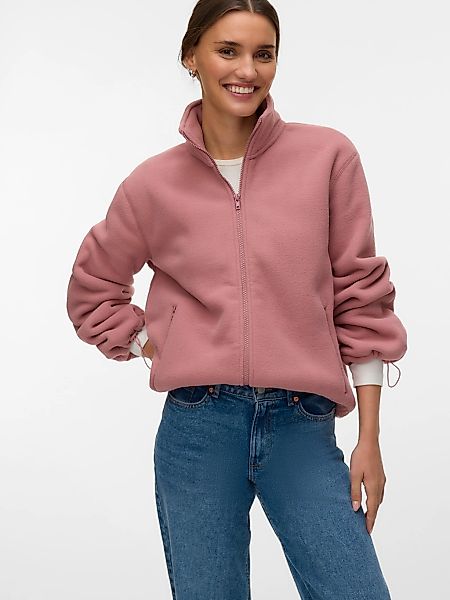 Vero Moda Fleecejacke "VMJANNIE LS FLEECE ZIP JACKET EXP" Kunstfaser günstig online kaufen