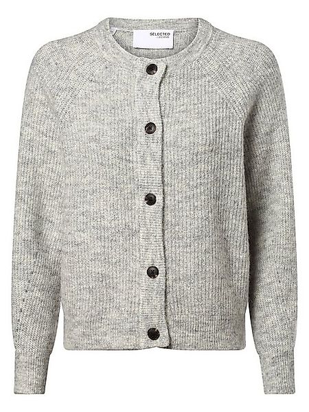 SELECTED FEMME Strickjacke Lulu (1-tlg) Lochmuster günstig online kaufen